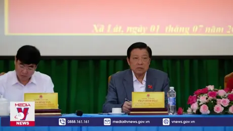 Đồng chí Phan Đình Trạc tiếp xúc cử tri tỉnh Lâm Đồng