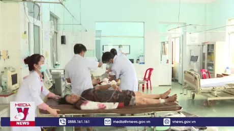 Xe chở 45 hành khách lao xuống vực ven Quốc lộ 28