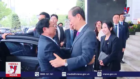 Thủ tướng Phạm Minh Chính hội đàm với Thủ tướng Hàn Quốc 