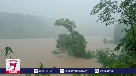 Mưa lớn gây ngập úng cục bộ tại nhiều nơi ở Hà Giang