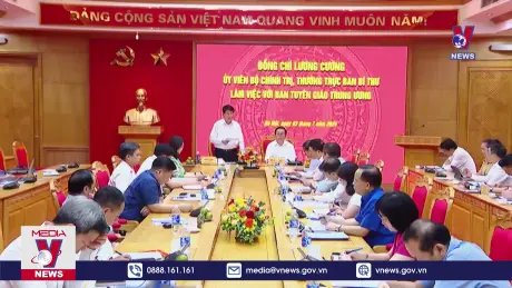 Thường trực Ban Bí thư làm việc với Ban Tuyên giáo Trung ương 