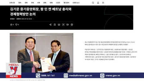 Báo chí Hàn Quốc nhấn mạnh tiềm năng hợp tác với Việt Nam