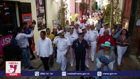 Đội tàu Hải quân Nga cập cảng Venezuela