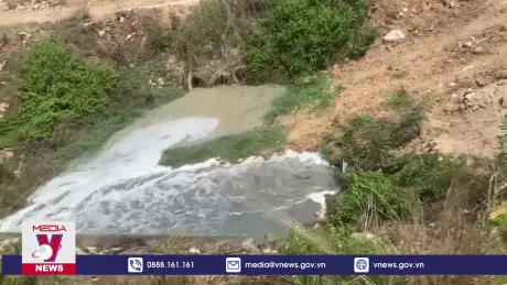 Xử phạt doanh nghiệp Kbec Vina xả thải ra môi trường