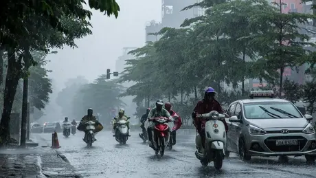 Thời tiết ngày 4/7: Khu vực Bắc Bộ mưa dông giảm dần vào chiều tối