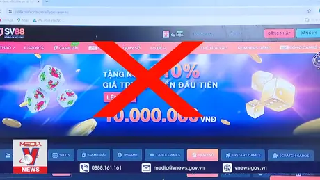 Tràn lan quảng cáo cá độ, cờ bạc trái phép