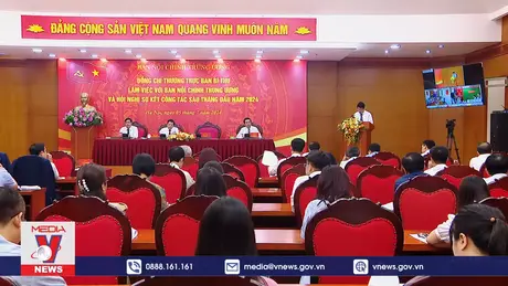 Thường trực Ban Bí thư làm việc với Ban Nội chính Trung ương