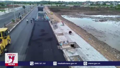 Quảng Ninh đẩy nhanh tiến độ đường dẫn cầu Bến Rừng