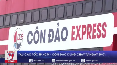 Tàu cao tốc TP.HCM - Côn Đảo dừng chạy từ ngày 29/7