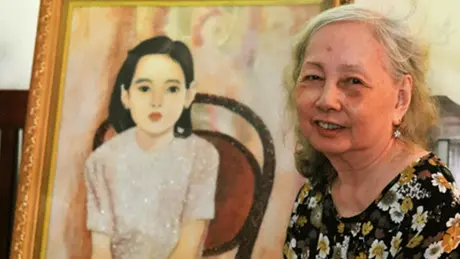 Nguyên mẫu bức tranh 'Em Thúy' của danh họa Trần Văn Cẩn, qua đời
