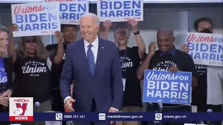Tổng thống Mỹ Joe Biden tìm kiếm sự ủng hộ của nghiệp đoàn