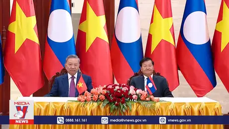 Chủ tịch nước Tô Lâm hội đàm với Tổng Bí thư, Chủ tịch nước Lào
