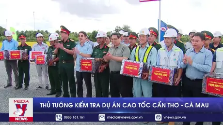 Thủ tướng kiểm tra dự án cao tốc Cần Thơ – Cà Mau