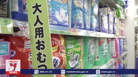 Dân số già hóa thay đổi ngành tã bỉm ở Nhật Bản