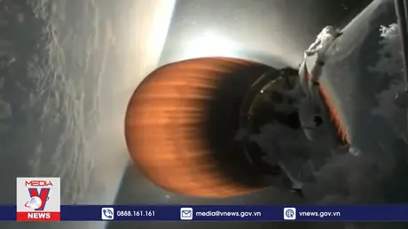 Mỹ đình chỉ tên lửa Falcon 9 sau vụ nổ trong không gian