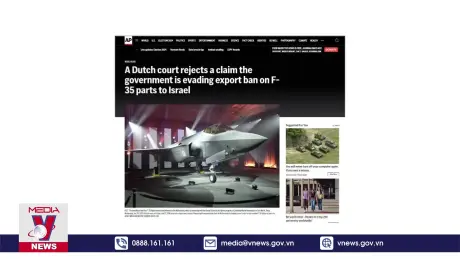 Hà Lan bác yêu cầu chặn xuất khẩu linh kiện F-35 cho Israel