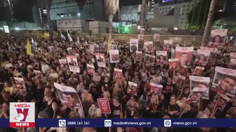 Người dân Israel biểu tình kêu gọi phóng thích con tin