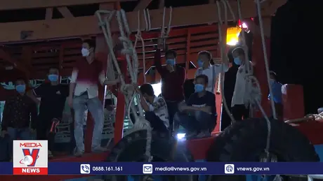 Tiếp nhận 11 thuyền viên bị lực lượng chức năng Campuchia bắt giữ trả về