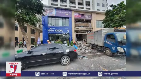 Nổ lớn tại Vĩnh Yên khiến 7 người bị thương