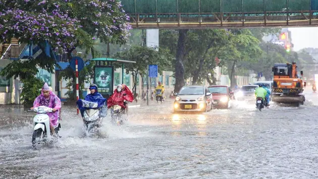 Thời tiết ngày 17/7: Mưa diện rộng nhiều nơi trên cả nước