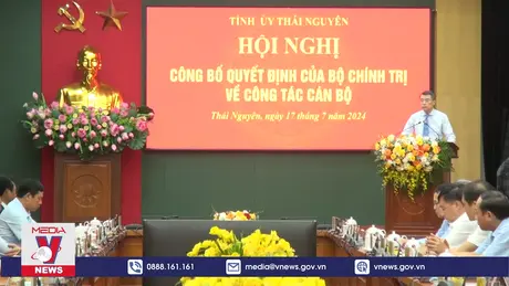 Ông Trịnh Việt Hùng giữ chức Bí thư Tỉnh uỷ Thái Nguyên