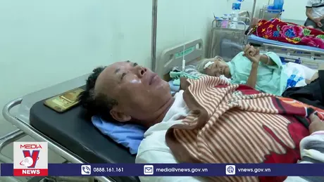 Nạn nhân vụ nổ gas ở Vĩnh Phúc bị bỏng nặng