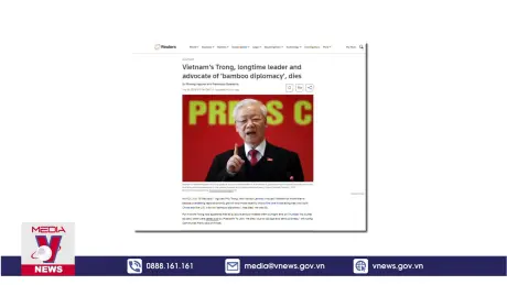 Báo chí quốc tế đưa tin Tổng Bí thư Nguyễn Phú Trọng từ trần