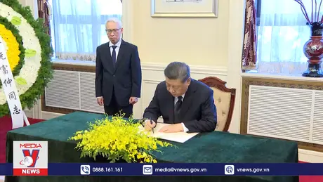 Tổng Bí thư, Chủ tịch Trung Quốc Tập Cận Bình viếng Tổng Bí thư Nguyễn Phú Trọng