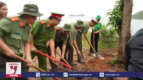 Trồng bổ sung hơn 4.000 cây xanh tại Vườn Quốc gia Côn Đảo