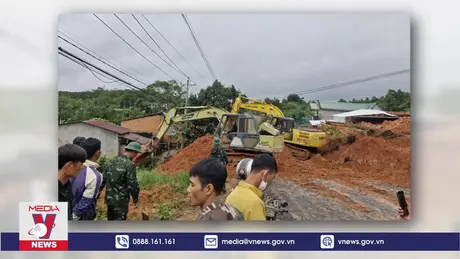 Quốc lộ 27 đã thông tuyến sau vụ sạt lở