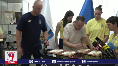 Ukraine phát hành bộ tem chào mừng Olympic