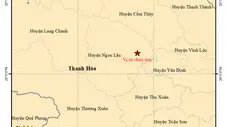 Động đất 4.1 độ tại huyện Ngọc Lặc, tỉnh Thanh Hóa