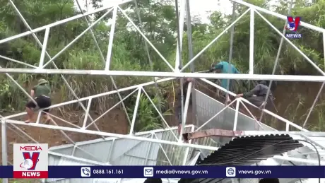 Mưa lớn gây sạt lở nhiều nơi ở Yên Bái, Lào Cai