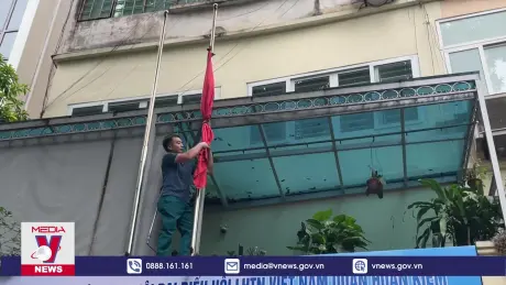 Nhiều nơi treo cờ rủ sớm tưởng nhớ Tổng Bí thư Nguyễn Phú Trọng