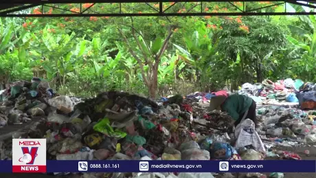 Khu xử lý rác thải gây ô nhiễm môi trường