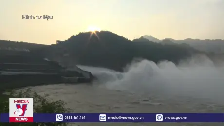 Tối 23/7, xả lũ hồ Thủy điện Hòa Bình