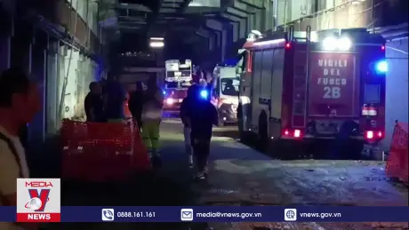 Sập ban công ở Italy khiến nhiều người thương vong