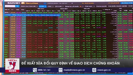 Đề xuất sửa đổi quy định về giao dịch chứng khoán