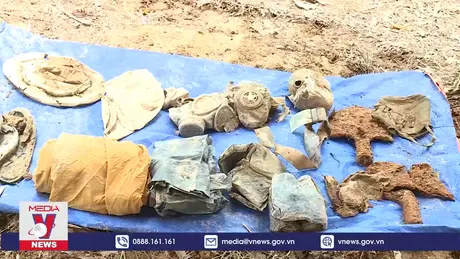 Quảng Trị cất bốc 5 hài cốt liệt sỹ