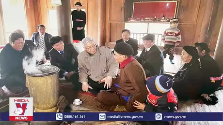 Đồng bào xã Kim Bình với Tổng Bí thư Nguyễn Phú Trọng