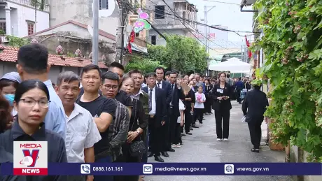 Tang lễ Tổng Bí thư Nguyễn Phú Trọng tại Đông Anh