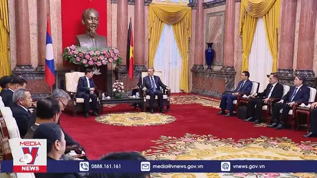 Chủ tịch nước tiếp Tổng Bí thư, Chủ tịch nước Lào