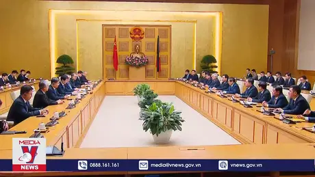 Thủ tướng tiếp Chủ tịch Chính hiệp Trung Quốc