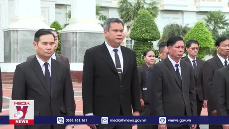 Lào bắt đầu lễ quốc tang tưởng niệm Tổng Bí thư Nguyễn Phú Trọng