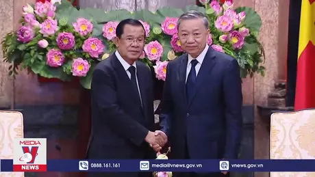 Chủ tịch nước tiếp Chủ tịch Đảng Nhân dân Campuchia