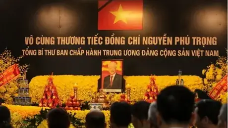 Người dân cả nước bày tỏ niềm tiếc thương Tổng Bí thư Nguyễn Phú Trọng