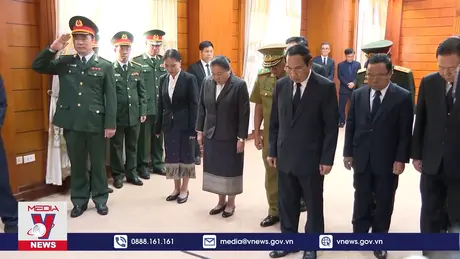 Đại sứ quán Việt Nam tại Lào tổ chức lễ viếng Tổng Bí thư Nguyễn Phú Trọng