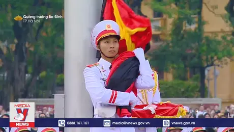 Lễ thượng cờ rủ Quốc tang Tổng Bí thư Nguyễn Phú Trọng