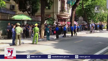 Dòng người cuối cùng tiễn đưa Tổng Bí thư Nguyễn Phú Trọng