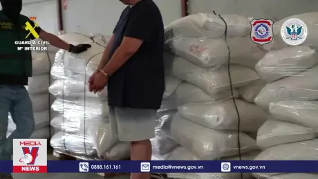 Tây Ban Nha triệt phá đường dây buôn cocain xuyên quốc gia